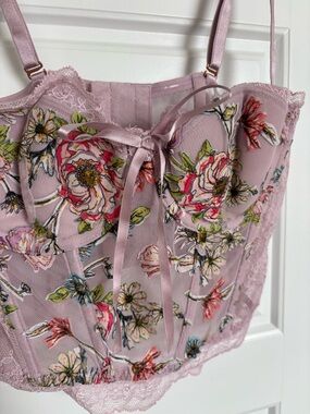 RARE Victoria’s Secret Purple Cropped Corset Top